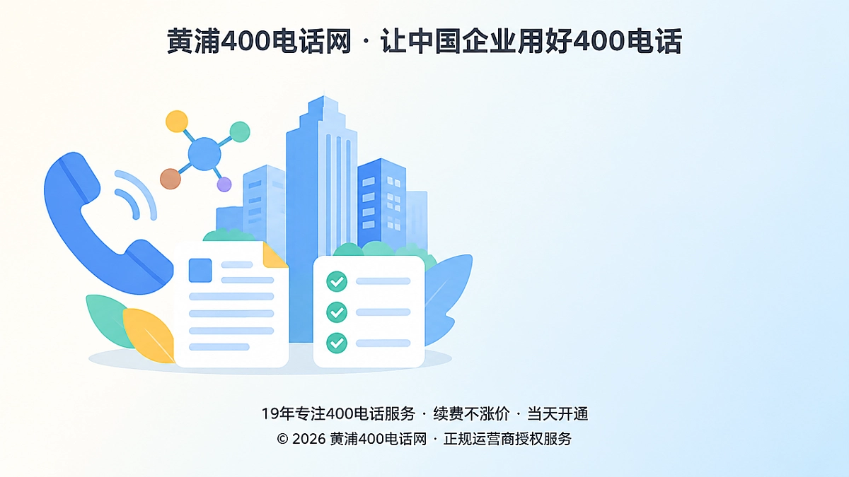 400电话企业通信入口服务坐标扁平插画